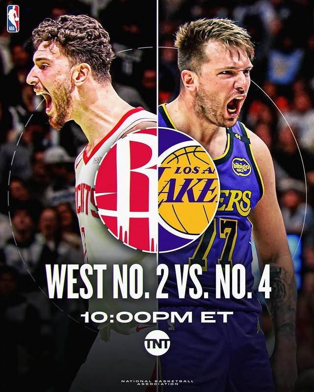  狂野西部焦點大戰(zhàn)！NBA官方發(fā)布火湖大戰(zhàn)海報：申京VS東契奇